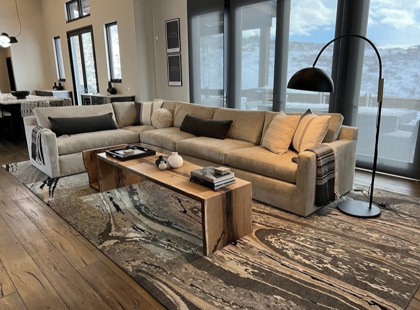 Live Edge Double Waterfall Coffee Table